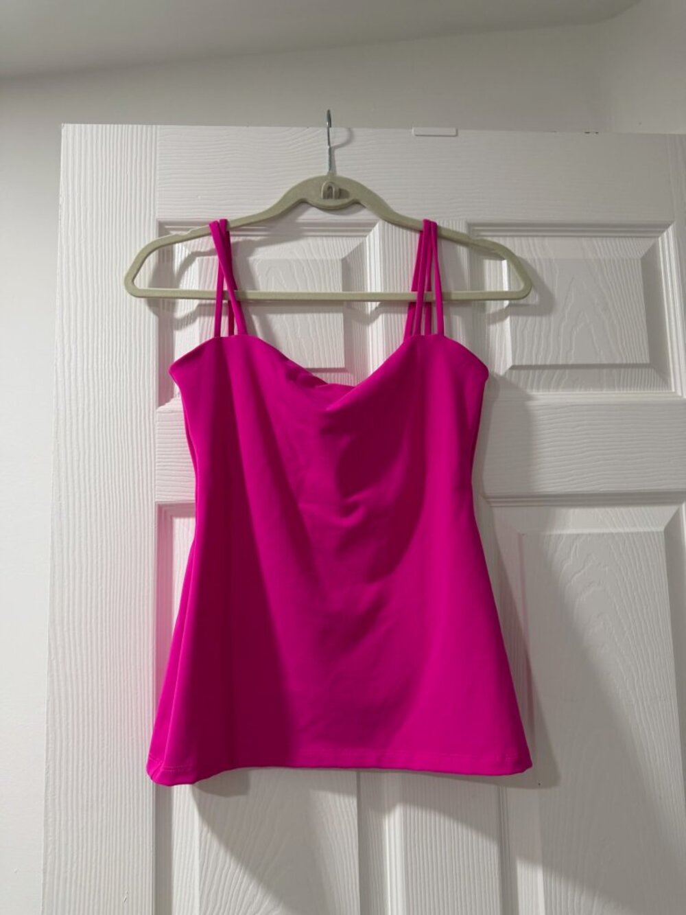 Susana Monaco Hot Pink Double Strap Camisole Size M